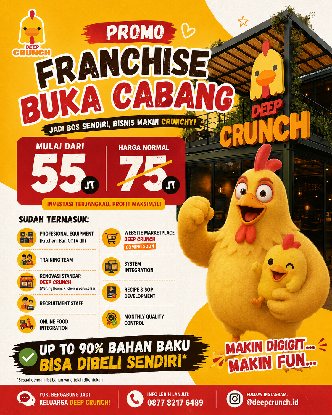 Promo Franchise Deep Crunch