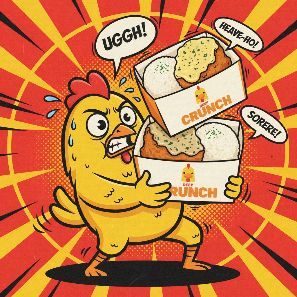 Mascot Meal Struggle
